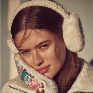 Anthropologie Classic Faux-Fur Earmuffs